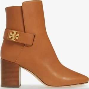 Tory Burch Kira medium tan booties 70mm heel. Size 11. Excellent condition